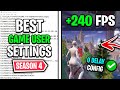 Fortnite Season 4 Config Guide Game User Settings Optimization
