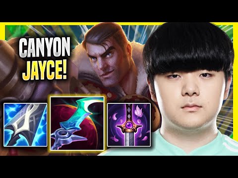 CANYON DOMINATING WITH JAYCE! - DK Canyon Plays Jayce TOP vs Yone! | Season 2022