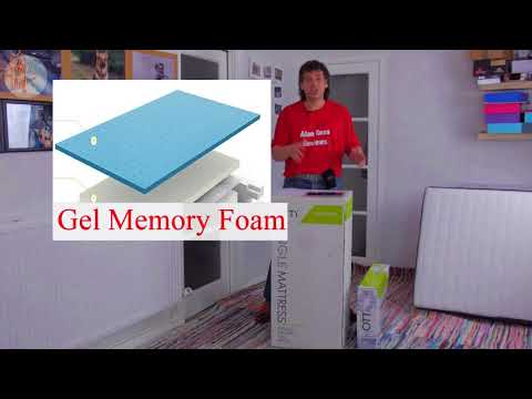 Otty Gel Memory Foam Mattress Unboxing and massive overview 2018 - uk foam mattress
