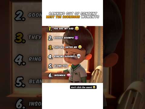 Ranking Meet The Robinsons Moments 😭