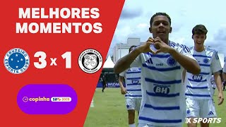MELHORES MOMENTOS - CRUZEIRO 3 X 1 MEIA NOITE - COPINHA