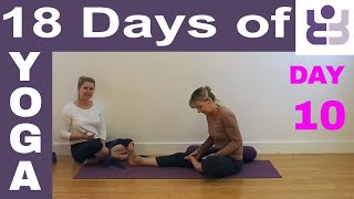 18 Days of Yoga - DAY 10. Iyengar Yoga Tutorial