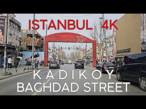 Istanbul 4K Driving Tour - Baghdad Street, Caddebostan, Suadiye District - 4K Drive City Sightseeing