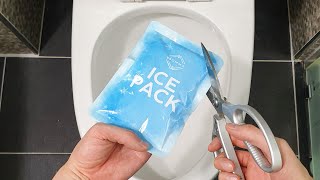 일회용 아이스팩을 욕실에 잘라 두면 모든 가정의 문제가 해결됩니다 Icepack 일회용 아이스팩을 욕실에 잘라 두면 모든 가정의 문제가 해결됩니다 Icepack