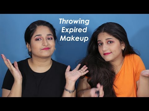 Makeup Decluttering - Throwing Expired Makeup 😵 #OFT2D Video