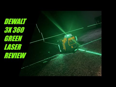 DEWALT LASER LEVEL REVIEW: 12V 3X 360 MULTI-LINE GREEN LASER LEVEL DCE089D1G