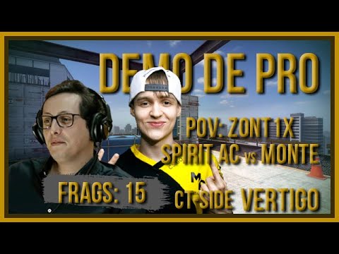 [PT] zorlaK Analisa: PoV ZONT1X - SPIRIT ACADEMY vs MONTE - VERTIGO (CT-SIDE) [Demo de Pro]