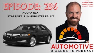 E:236  Acura RLX Start Stall Immobilizer Fault