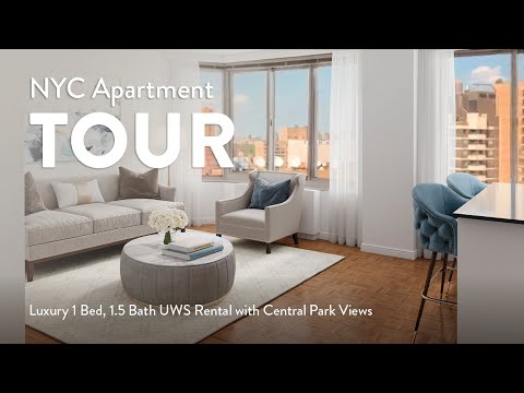 NYC Apartment Tour: Luxury 1 Bed, 1.5 Bath UWS Rental with Central Park Views (Grand Tier, 24H)