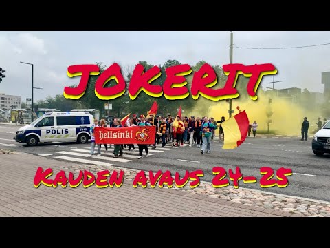 Jokerit Mestis 24-25. K-Vantaa - Jokerit Tikkurila Vantaa 14.9.24. Eteläpääty - marssien matsiin.