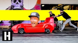 Kart-Powered Racecar Bed: Chassis Test!