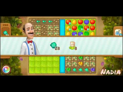 Gardenscapes Level 2108. No Boosters used