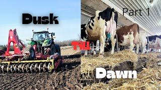 Dusk Till Dawn (Part 1) 5,000 lbs Of Wheat Planted Over Night!!!