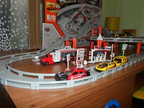 Большая гоночная трасса! Собираем и играем!