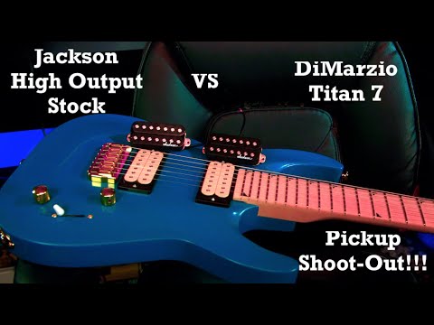 Pickup Shootout Jackson Stock vs DiMarzio Titan 7