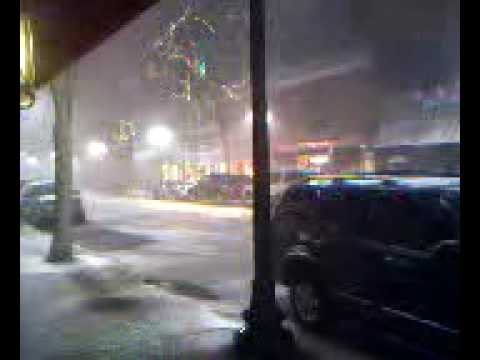 Snowing in Melrose MA