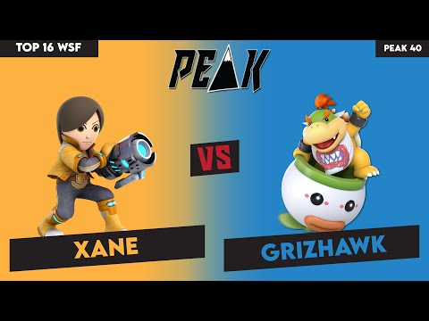 Top 16 WSF Xane (Mii Gunner) vs Grizhawk (Bowser Jr) (Peak #40)