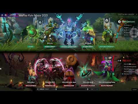 Evil Geniuses vs PSG LGD Weplay Animajor grand final BO5 game 2 full match replay