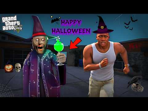GTA V : Franklin & Shinchan Enter Granny’s Haunted Mansion – Halloween Special ! in Telugu