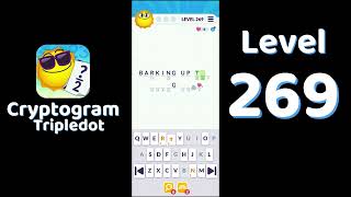 Cryptogram Tripledot Level 269 Answer | SolutionGuruji