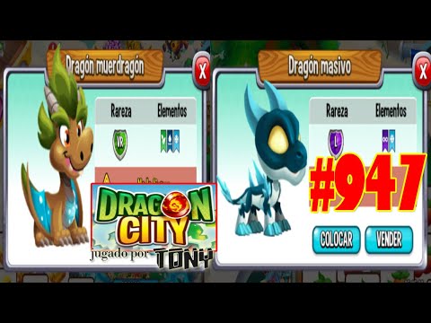 Dragon City "Capítulo 947 - El Dragón Muerdragón y Dragón Masivo" por Tony