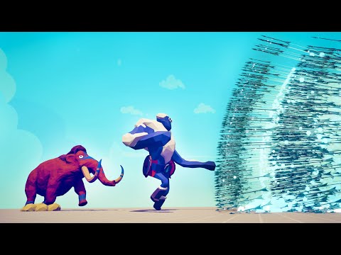 ICE GIANT & MAMMOTH vs EVERY GOD - Totally Accurate Battle Simulator TABS