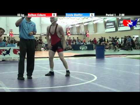 Nathan Coburn vs. Travis Shaffer at 2013 ASICS University Nationals - FS