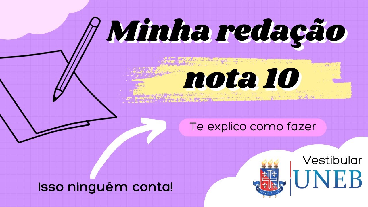 Redação UNEB: como eu tirei A NOTA MÁXIMA (lendo minha redação NOTA 10 + dicas + meu modelo)
