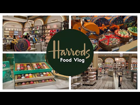 INSIDE HARRODS LONDON LUXURY FOOD HALL | HARRODS REWARDS | JOS ATKIN