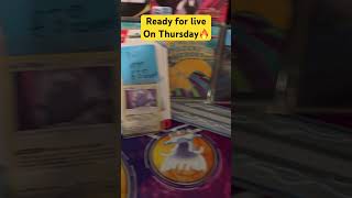 live on Thursday🔥📦 #pokemon #pokemoncards #pokemonchannel ￼ #pokemonfandom #pokemontcg
