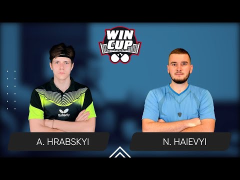 12:30 Andrii Hrabskyi - Nazarii Haievyi 10.09.2025 WINCUP Master. Table 1