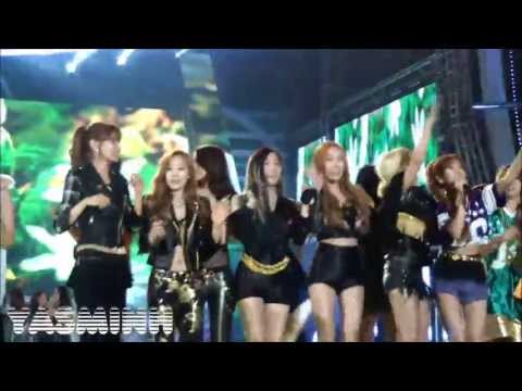 SNSD + SHINee + B1A4 - Dream Concert Ending 130511 - 직캠