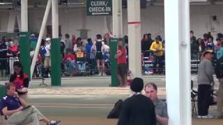 Canoy Tyree Finishes 3rd in the 500 at the 2017 NCHSAA 4A Indoor State Championships!