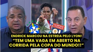 "ELE TEM APENAS 19 ANOS..." Endrick MARCA EM SUA ESTREIA pelo Lyon e ENCANTA TORCEDORES FRANCESES!!!