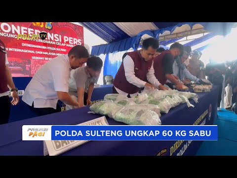 POLDA SULTENG BERHASIL UNGKAP 60 KG SABU CETAK SEJARAH BARU