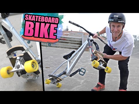 THE MOUNTAIN BIKE SKATEBOARD HYBRID!