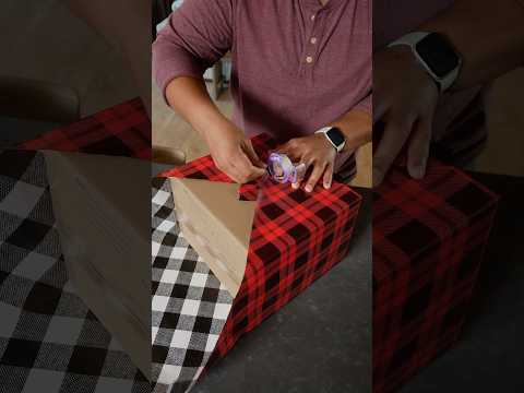 How to wrap big gifts #gifts #giftwrapping #holidays #problemsolved