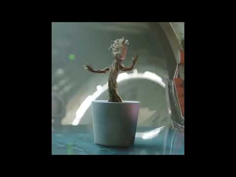 Baby Groot Dancing to Jackson 5 I Want You Back