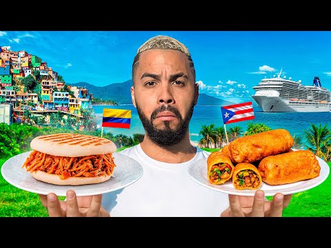 Comida Callejera En Puerto Rico VS Colombia