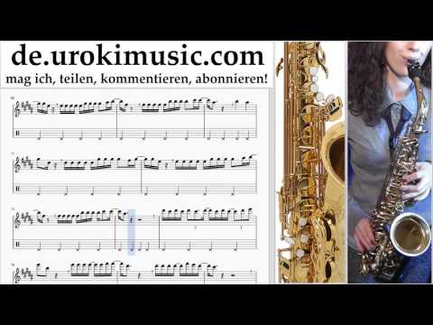 Saxophonunterricht (Alt) Luis Fonsi - Despacito Noten Lernen Teil#2 um-a995