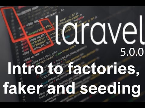 Laravel tutorial step by step 14 Intro to factories faker and seeding
