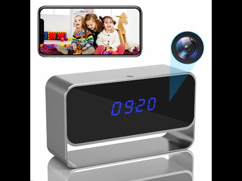 HomeEye App - Hidden Camera Clock Setup Video