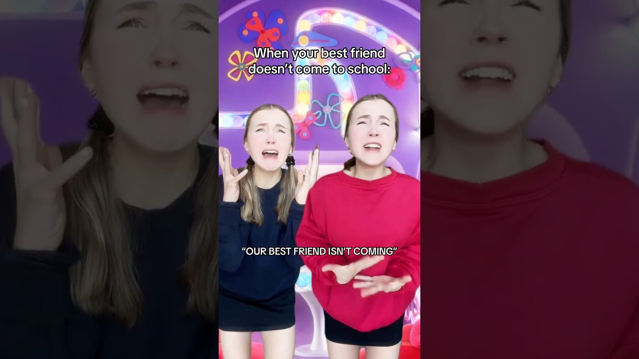 When your best friend doesn't come to school #comedy #pov #funny #skit