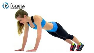 Cardio, Abs & Butt Workout - Fitness Blender's Red Light Green Light Workout