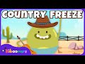 Country Freeze Dance THE KIBOOMERS Preschool Songs Brain Break