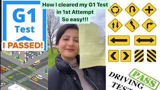 G1 DRIVING TEST IN CANADA 2023 | PASSED IN 1ST ATTEMPT | BEST TIPS | PROCESS AND PREPARATION
