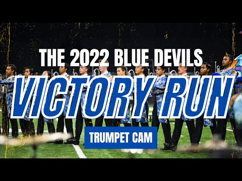 The Blue Devils 2022 - Victory Run Headcam (Trumpet)