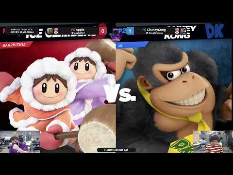 Flynn's Arcade 046 Losers Semis - FG  | Apple (Ice Climbers) Vs. FG | ChunkyKong (Donkey Kong)SSBU