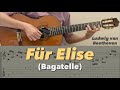 Für Elise / Beethoven (Guitar) [Notation + TAB]