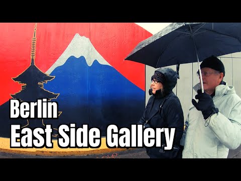 Taking my parents to the East Side Gallery, Berlin